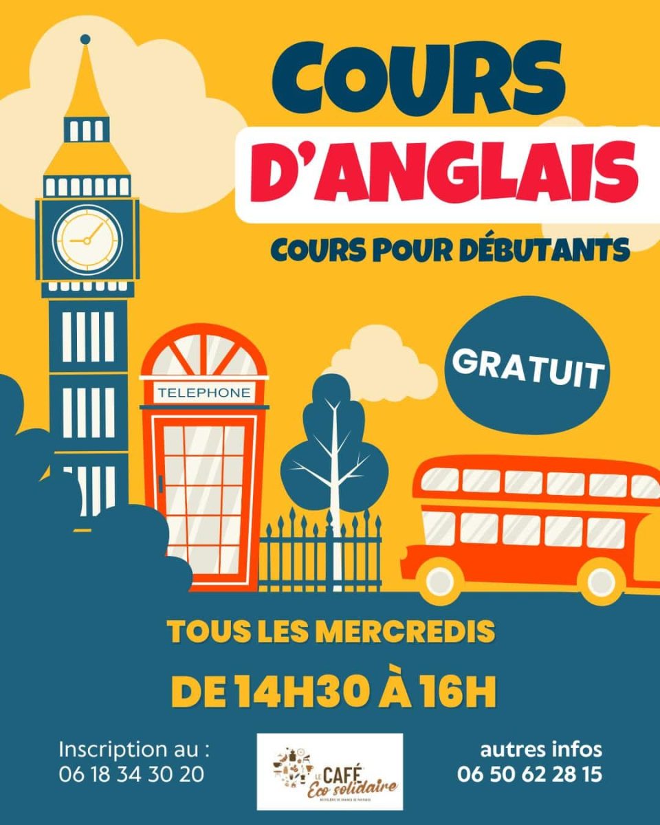 cours d'anglais gratuit